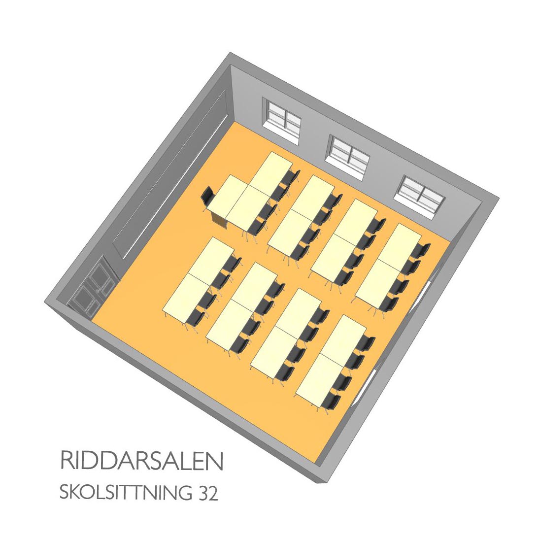 Riddarsalen Skolsittning 32