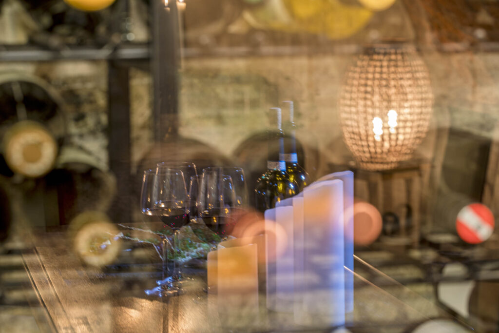 vinkallare narbild reflektion